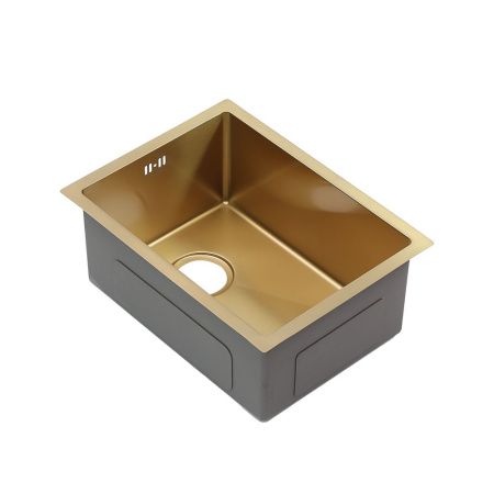 Кухонная мойка Melana ProfLine D5138HG золото 51х38 цвет золото поверхность матовая