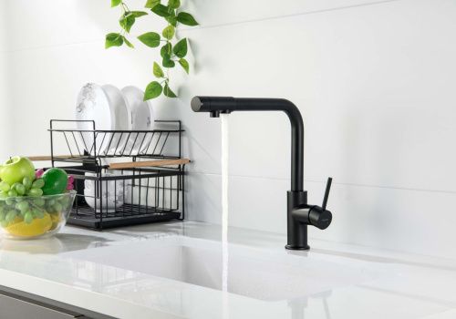 Смеситель для кухни Aquatek ЕВРОПА AQ1386MB на мойку черный - фото 3