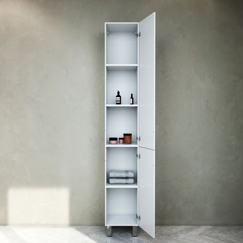 Шкаф-пенал Am.Pm Gem M90CSR0306WG 30х190 напольный цвет белый - фото 3