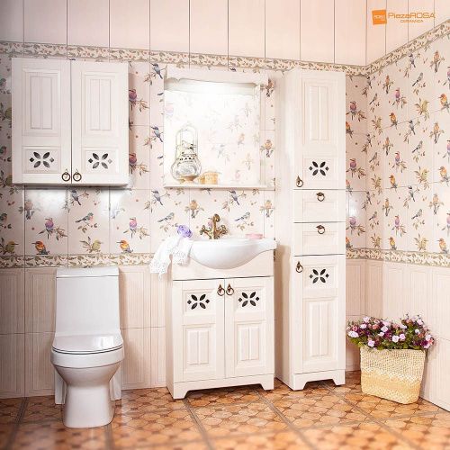 Зеркало с подсветкой Бриклаер Кантри 4627125413605 70х70 подвесное - фото 5