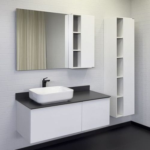 Тумба с раковиной Comforty Милан 00-00013784СF 120х50 подвесная цвет белый - фото 4