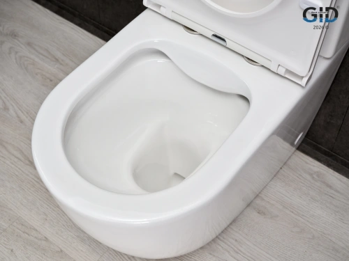 Унитаз напольный с бачком Gid Convexo Tn2188 (62249Y) белый с сиденьем микролифт безободковый - фото 4
