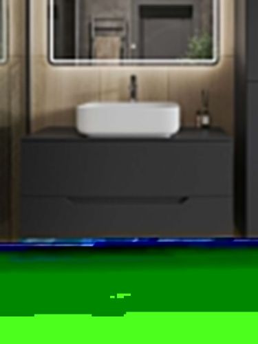 Тумба с раковиной Orange Line Li-100TugMDF+B05-500W 100х50 цвет серый - фото 3