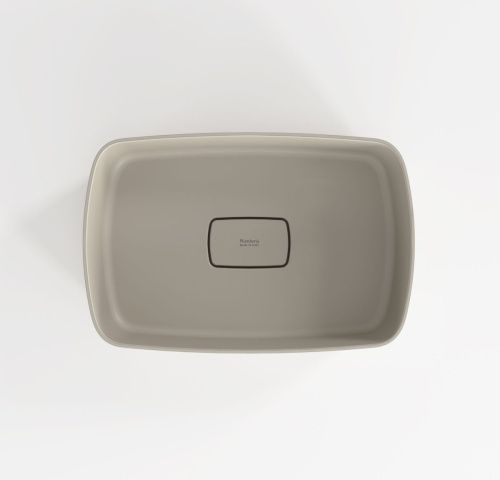 Раковина из искусственного камня Plumberia Selection Nove NOVE SOFT CT 50х30 накладная цвет бежевый - фото 3