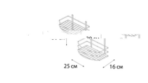 Полка в ванную комнату Fixsen FX-720-2 - фото 3