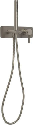 Смеситель для ванны с душем Allen Brau Priority 5.31009-BN встраиваемый в стену никель - фото 5