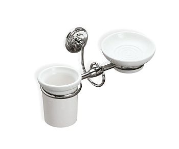 Стакан + мыльница Stil Haus Idra I14(08-BI)