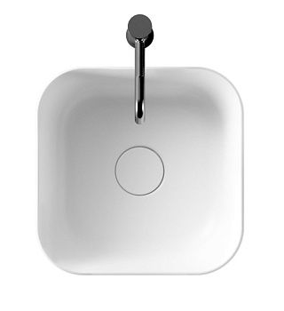 Раковина керамическая Alice Unica 32170101 40х40 накладная цвет белый