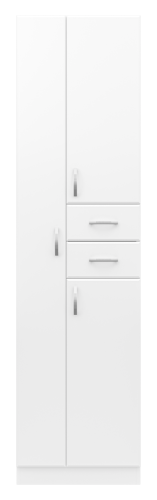 Шкаф-пенал Misty Пеналы Э-05050-011 50х190 напольный цвет белый - фото 2