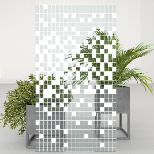 Душевой уголок Тритон Мозаика Щ0000064826 100х100 стекло с рисунком профиль белый без поддона - фото 2