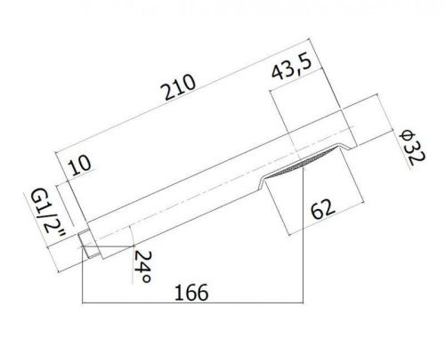 Душевая лейка Cezares CZR CZR-B-D1F-ST цвет серый - фото 2