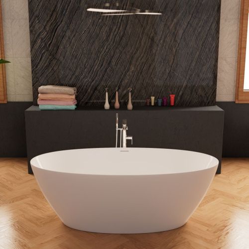 Ванна акриловая Frank 12525 170х80 отдельностоящая овальная с ножками - фото 5