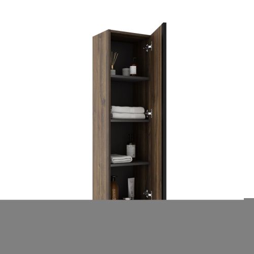 Шкаф-пенал Visobath Granada 76654/Valenti 30х120 подвесной цвет коричневый - фото 2