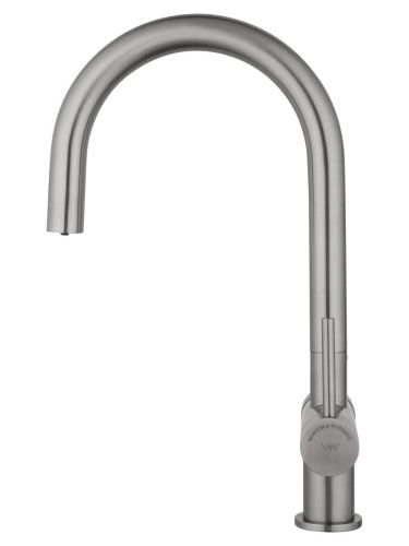 Смеситель для кухни Wonzon & Woghand WW-3211-BS на мойку никель - фото 2