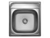 Кухонная мойка Ukinox Классика CLM410.440 -GT6K 0C 45х40 цвет нержавеющая сталь поверхность матовая