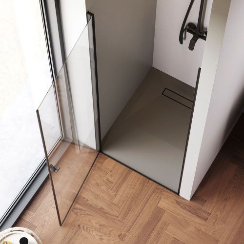 Душевая дверь Am.Pm Sunny W87G-80-1P-BT 80х190 стекло прозрачное профиль черный - фото 4