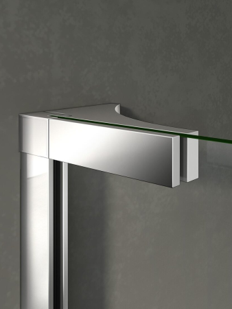 Душевой уголок WeltWasser WW300 10000002752 100х100 стекло прозрачное профиль хром без поддона