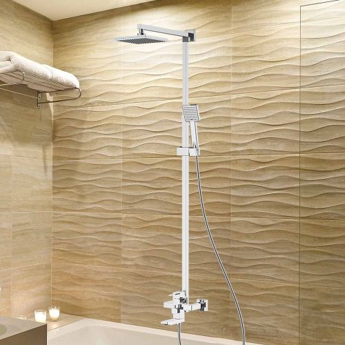 Душевая стойка WesnaArt Kristal KRI22-314 настенная цвет хром - фото 3