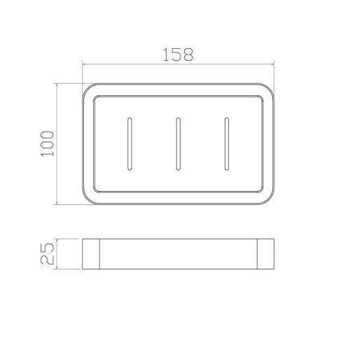 Мыльница с держателем Wonzon & Woghand Carbon WW-7732 - фото 2