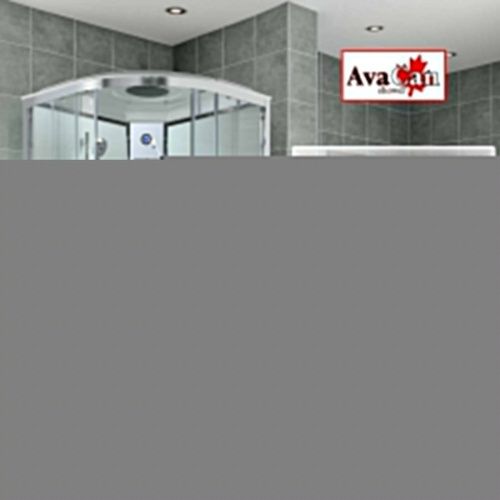 Душевая кабина AvaCan EM EM3011T 110х110 четверть круга с крышей ориентация универсальная - фото 5