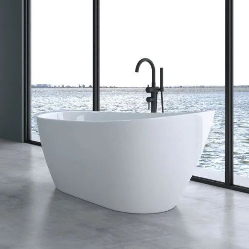 Ванна акриловая Cerutti SPA CT9127 170х75 отдельностоящая овальная с ножками - фото 2