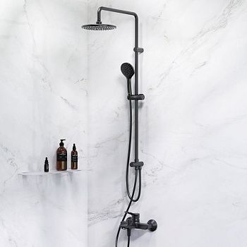 Душевая стойка Am.Pm X-Joy F42885A14 настенная цвет черный