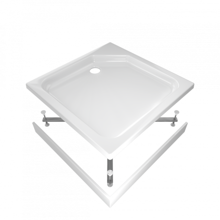 Душевой поддон акриловый Тритон Щ0000038719 80х80 белый с каркасом