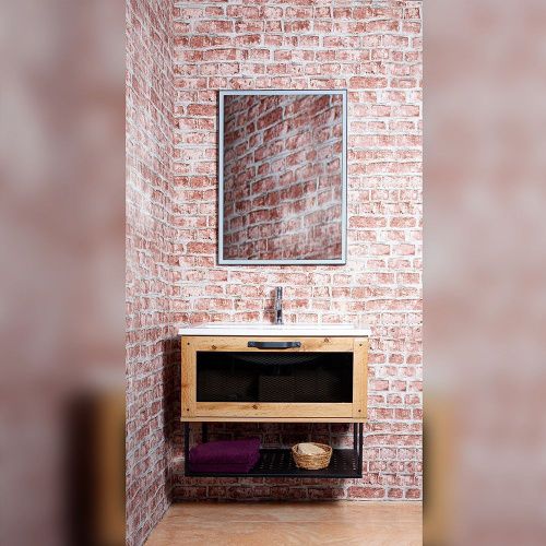 Зеркало с подсветкой Бриклаер Лофт 4627125415623 60х80 подвесное - фото 5