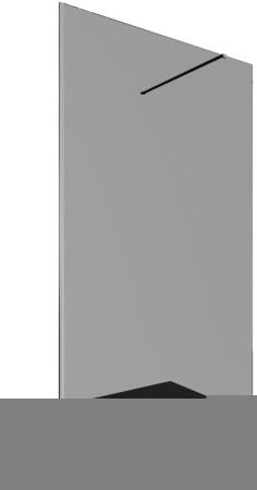 Душевая перегородка Allen Brau Infinity 3.21032.BA.T 160х200 стекло тонированное профиль серебро