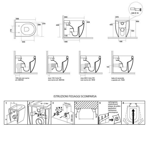 Чаша унитаза приставная Kerasan FLO 311901 цвет белый без сиденья безободковая - фото 2