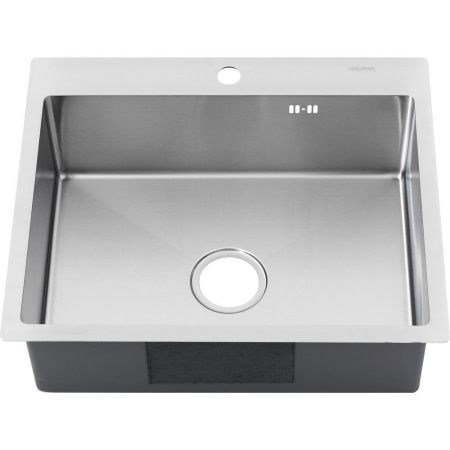 Кухонная мойка Melana ProfLine MLN-R6050H 60х50 цвет серый поверхность матовая