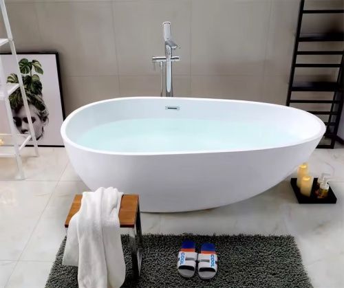 Ванна акриловая Cerutti SPA CT9671 170х80 отдельностоящая асимметричная с ножками - фото 2