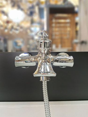 Смеситель для ванны AltroBagno Beatrice AltroBagnoBeatrice0204Cr настенный хром - фото 5