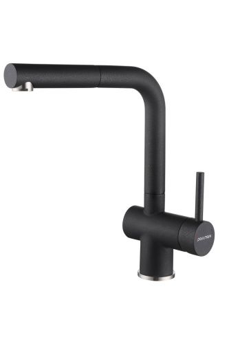 Смеситель для кухни Paulmark DOSSE Do214418-BLM на мойку черный