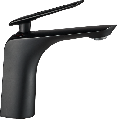 Смеситель Savol S-JD9201H на раковину черный - фото 4