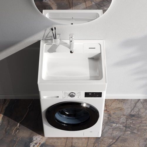 Раковина из сантехнического фарфора Am.Pm X-Joy M85WCC0601WG050 60х50 подвесная цвет белый 1 отверстие под смеситель - фото 3