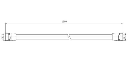 Душевой шланг Aquatek AQ2111MB черный - фото 2