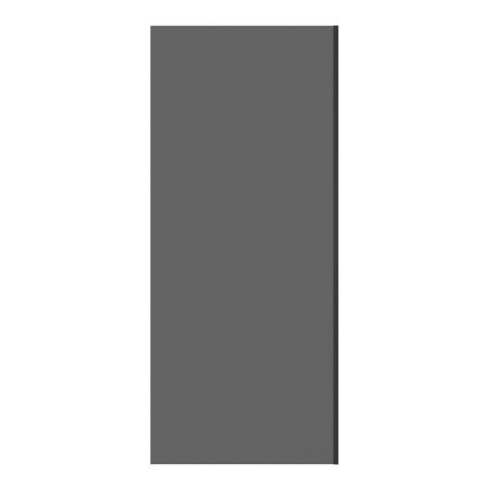 Шторка на ванну Teymi Timo T00272 60х140 стекло тонированное профиль черный ориентация универсальная