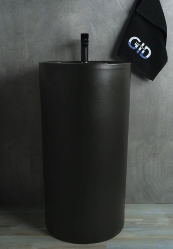 Раковина керамическая Gid Autonomo 81109 50х50 напольная цвет черный 1 отверстие под смеситель - фото 4