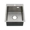 Кухонная мойка Melana ProfLine MLN-R4050HK 40х50 цвет серый поверхность матовая