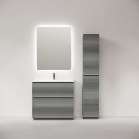 Тумба под раковину Sancos FOLK Floor FL90FES 90х40 напольная цвет серый