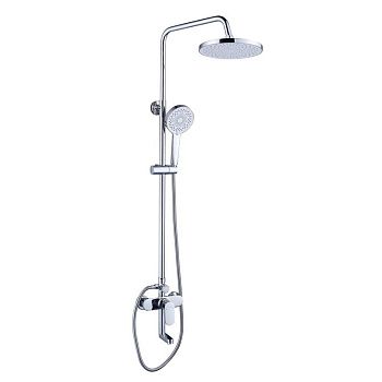 Душевая стойка Bond Circle B01-9100 настенная цвет хром