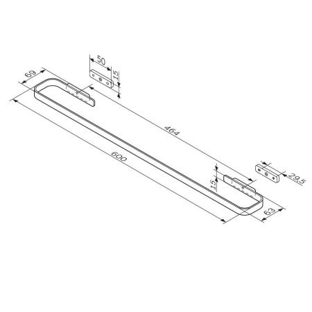 Полотенцедержатель Am.Pm Func A8F346422