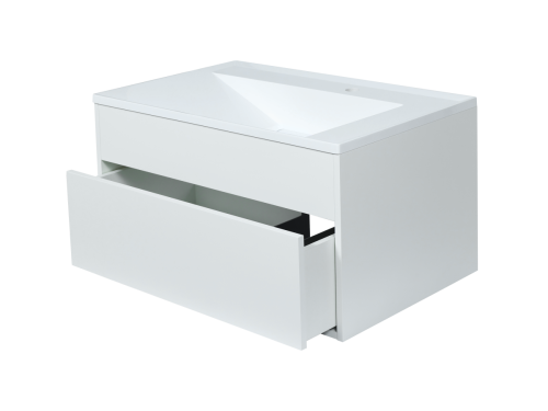 Тумба с раковиной Uperwood Lotus Premium 39340207460 80х50 цвет белый - фото 5
