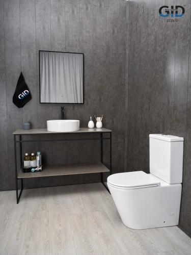 Раковина керамическая Gid Esfera 51143 40х40 накладная цвет белый без отверстий под смеситель - фото 5