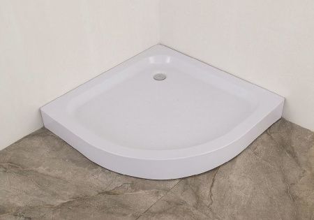 Душевой поддон акриловый Agger A01-080TCR/T 80х80 белый с каркасом