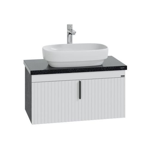 Раковина из сантехнического фаянса СанТа Купер56 60х40 накладная цвет белый - фото 2