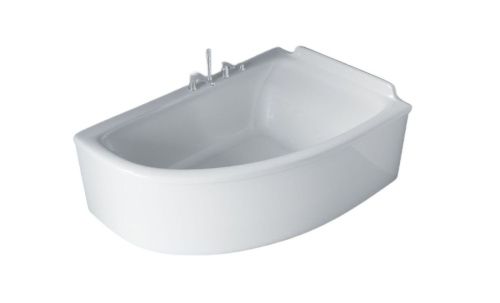 Ванна из литьевго мрамора Astra-Form Анастасия 01010024 180х125 угловая асимметричная с ножками - фото 4