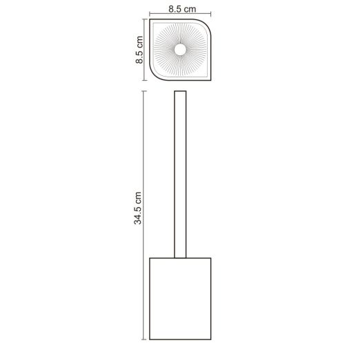 Ершик для унитаза WasserKRAFT 2727 - фото 4