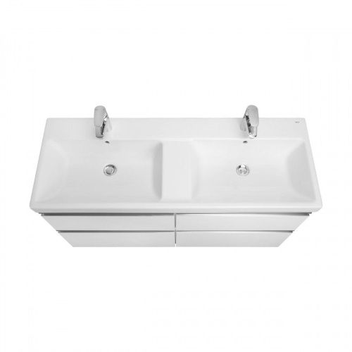 Тумба под раковину Roca The Gap ZRU9307637 120х50 подвесная цвет белый - фото 2